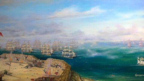 Владимир Косов. Сражение при Калиакрии. 2021  Владимир Косов. Сражение при Калиакрии. 2021