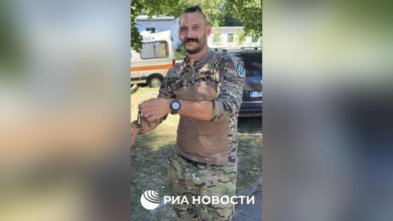 Француз-наемник, воюющий на стороне ВСУ Баррат Максим Роджер Генри - РИА Новости, 1920, 15.08.2024