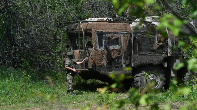 Оперативно-тактический ракетный комплекс Искандер М Вооруженных сил России в зоне проведения специальной военной операции 