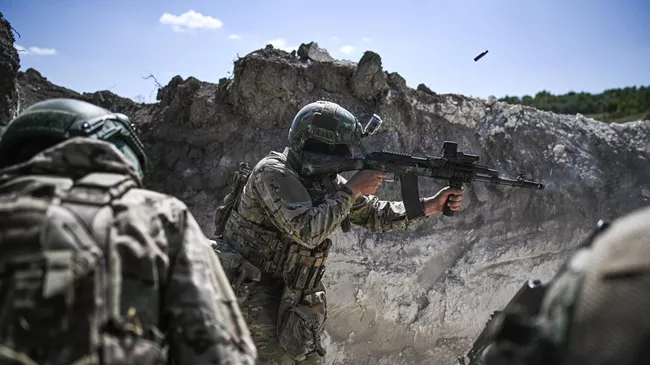 Военнослужащие в зоне СВО