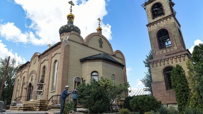 Восстановление церкви Михаила Архангела в Авдеевке