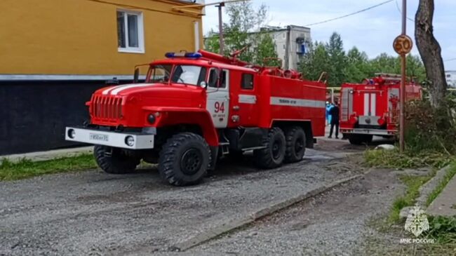 Кадры с места взрыва в жилом доме в Пермском крае