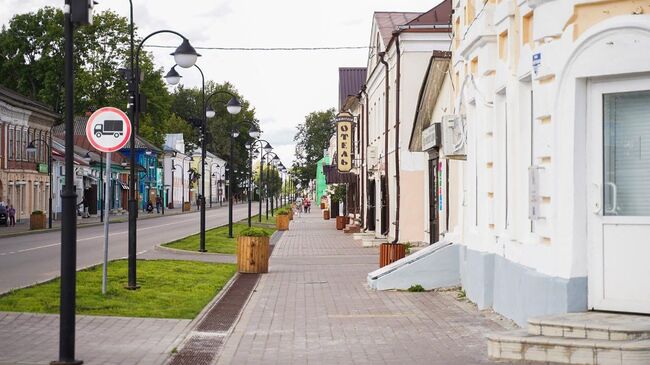 Улица в городе Торопец Тверской области