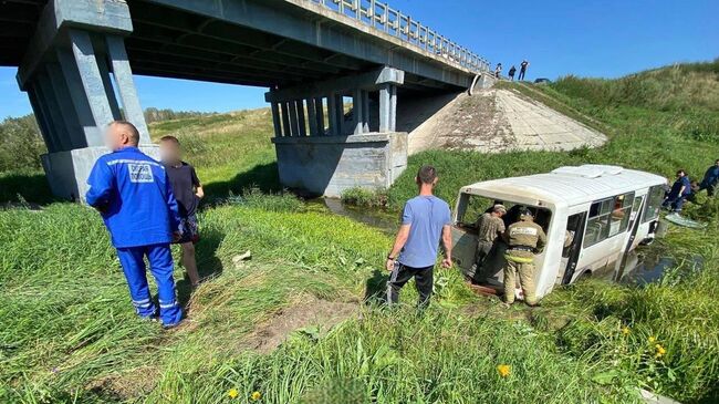 ДТП с рейсовым автобусом в Черепановском районе в Новосибирской области