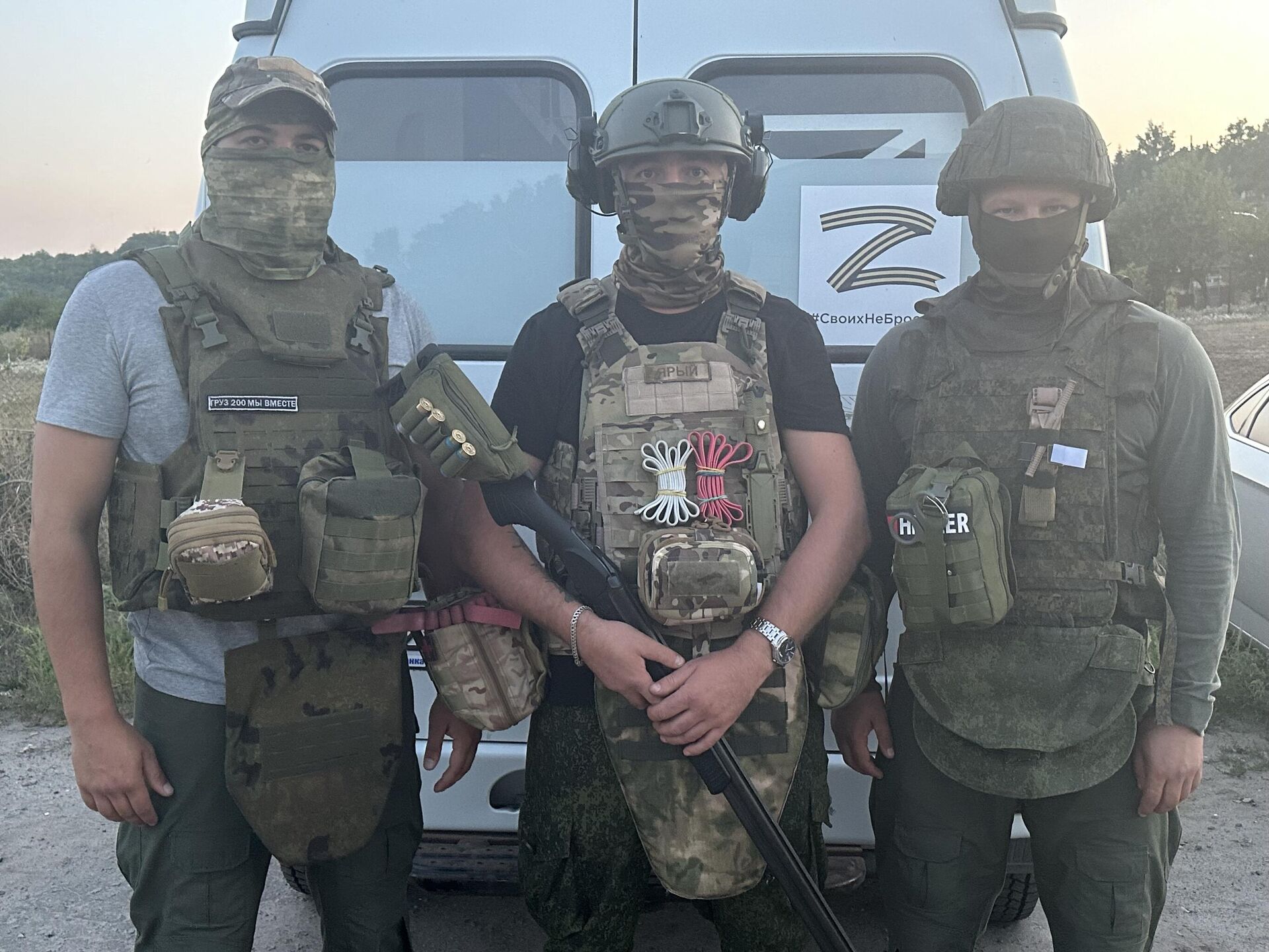 Бойцы взвода БПЛА и РЭБ шебекинской теробороны