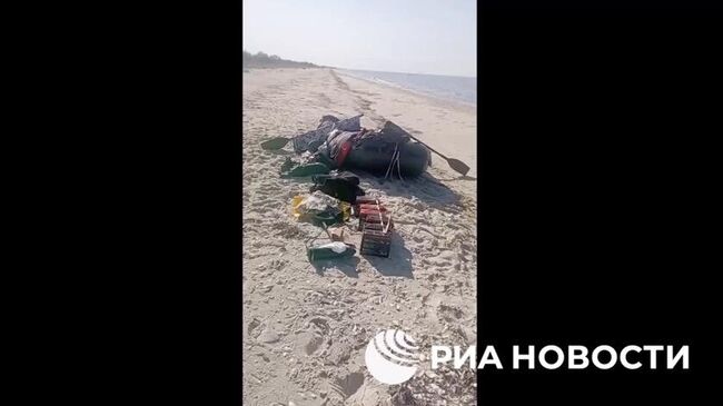 Два одессита переправились через Днепр на лодке и сдались российским десантникам на Кинбурнской косе