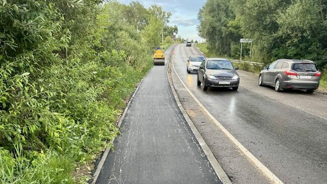 Более 30 километров тротуаров обустроили в Московской области