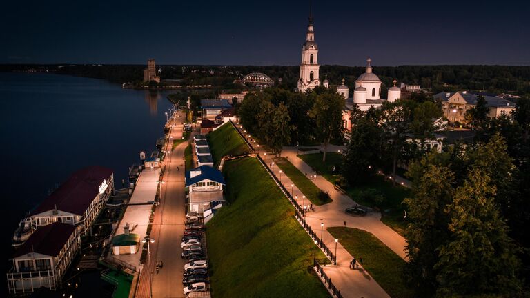 Кинешма, Волжский бульвар