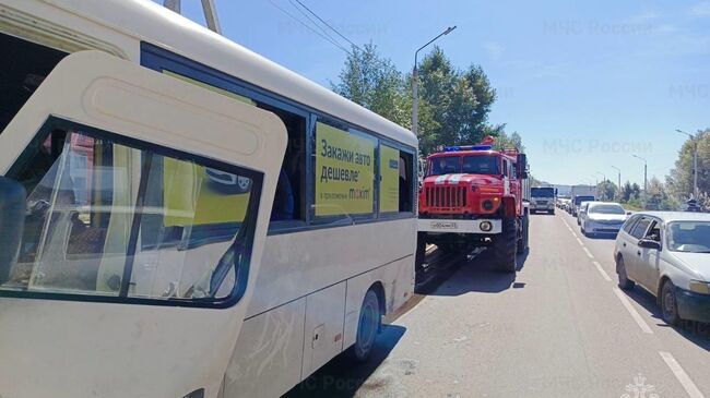 ДТП в районе остановки Поселье в Улан-Удэ