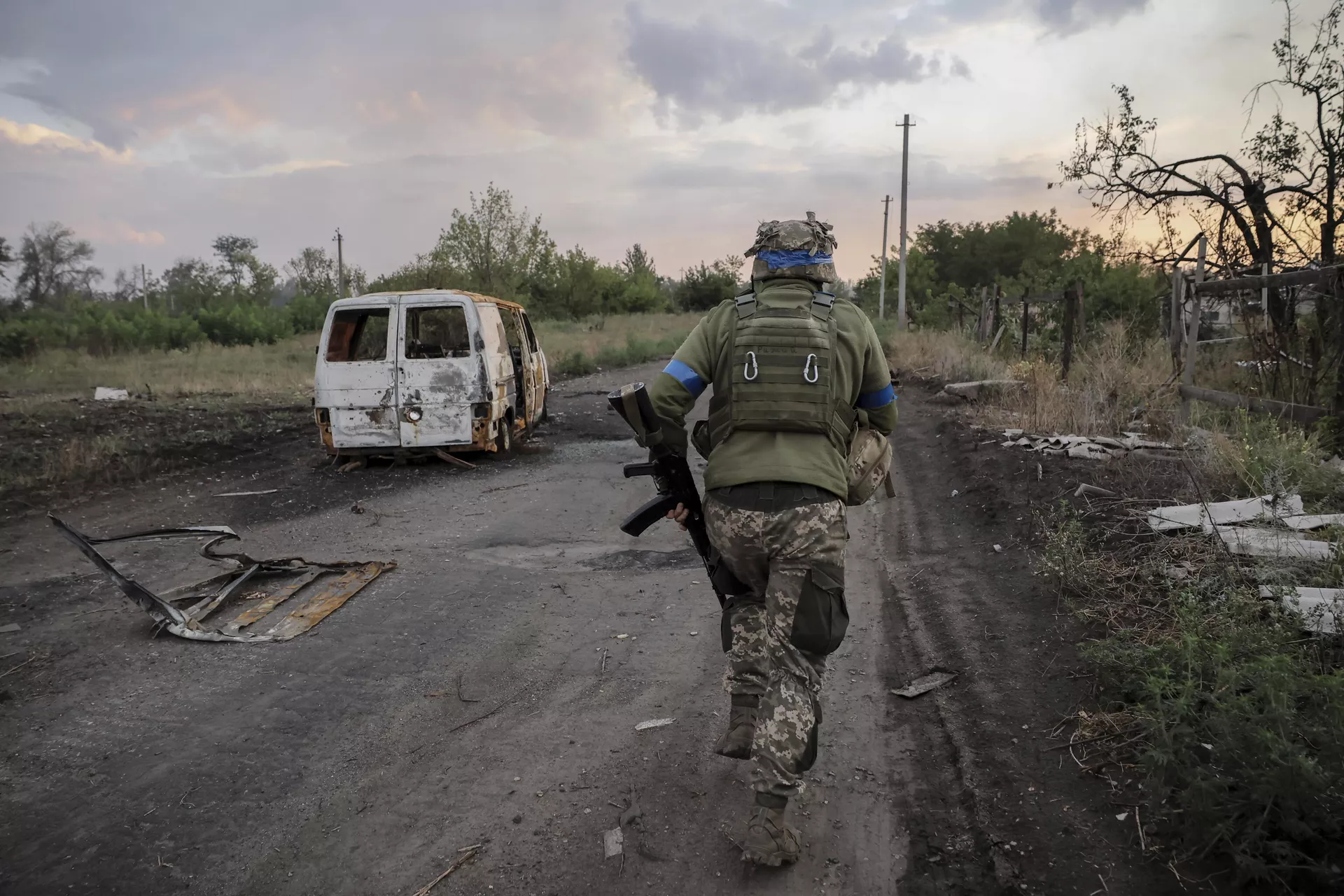 Militaire ukrainien près de Chasovy Yar - RIA Novosti, 1920, 25.09.2024