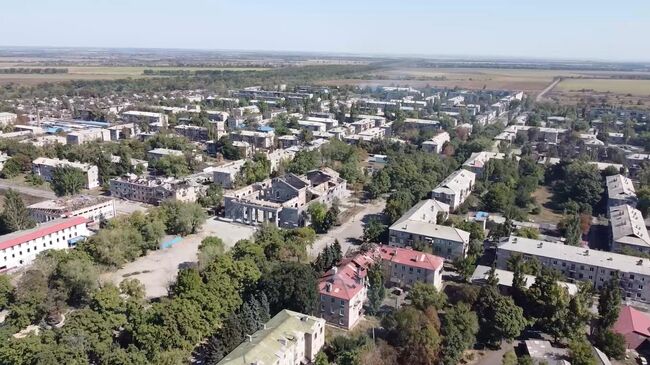 Город Новогродовка в ДНР