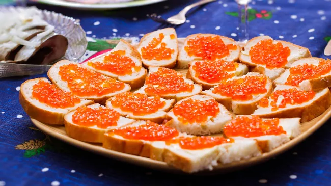 Бутерброды на Новый год