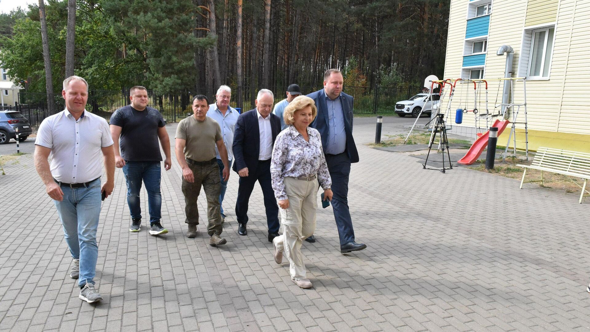 Уполномоченный по правам человека в РФ Татьяна Москалькова посетила пункт временного размещения в одной из гостиниц Брянской области - РИА Новости, 1920, 14.09.2024