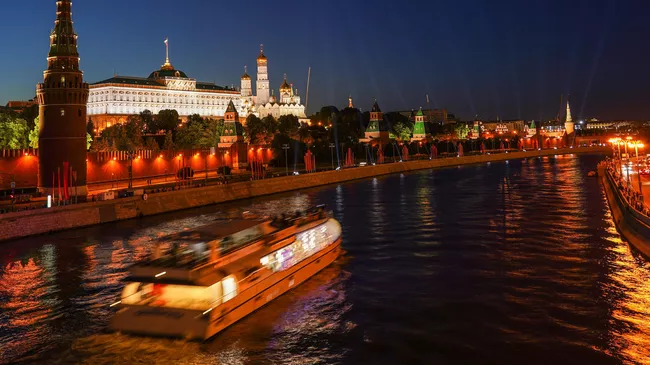 Акция Лучи Победы в Москве