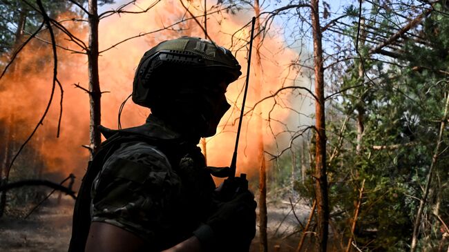 Военнослужащий в зоне СВО