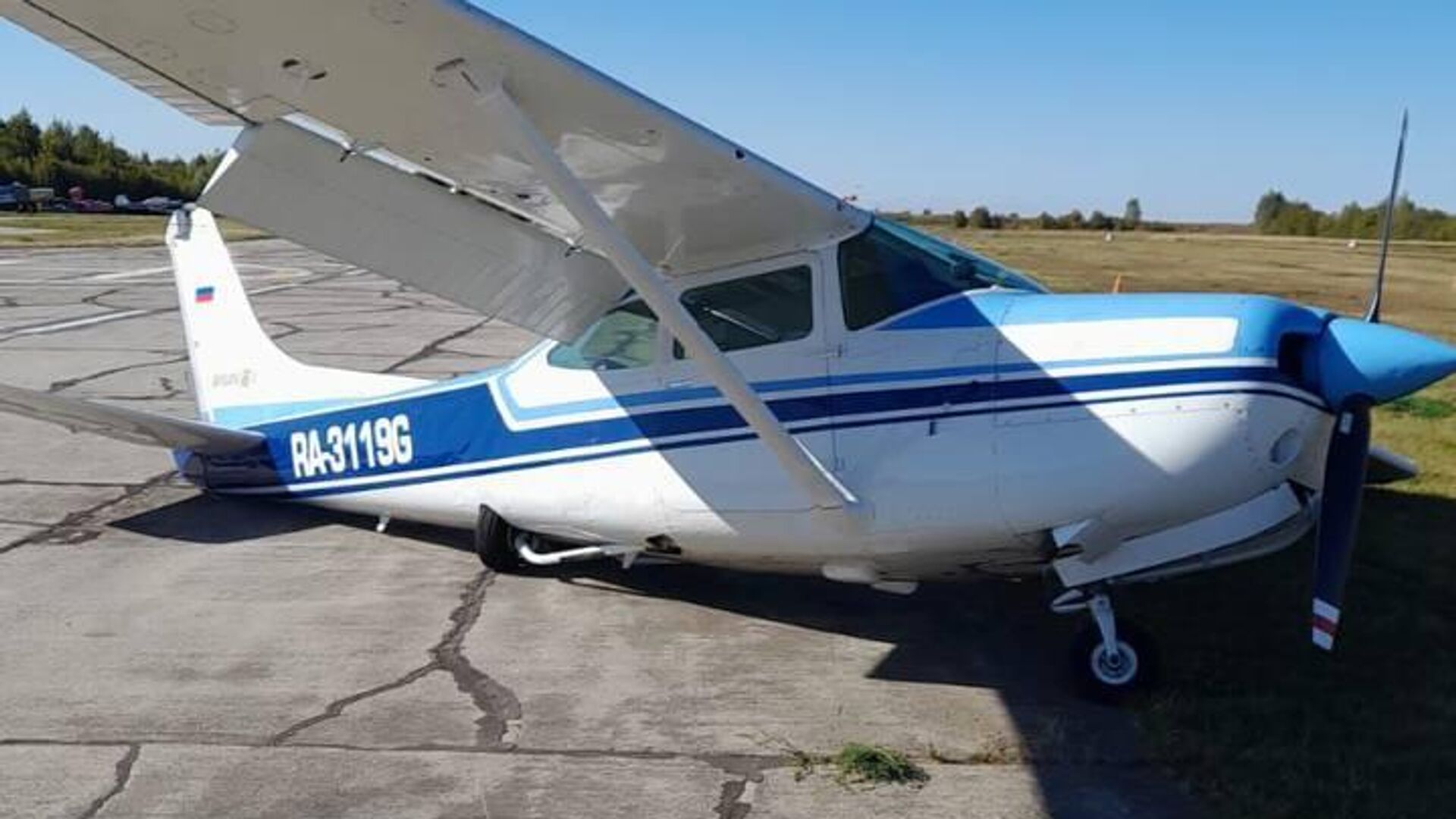 Место происшествия, где самолет Cessna совершил аварийную посадку в Воскресенске Московской области - РИА Новости, 1920, 22.09.2024