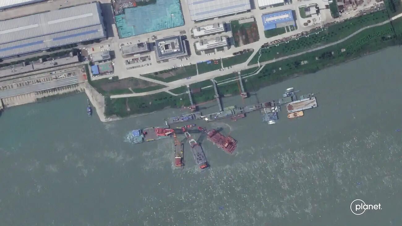Спутниковый снимок Planet Labs верфи в Ухане - РИА Новости, 1920, 27.09.2024