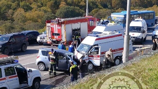 ДТП на федеральной трассе в Петропавловске-Камчатском 