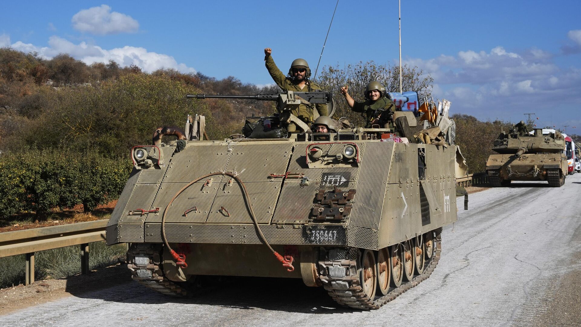 Израильские военные на севере Израиля в районе границы с Ливаном - РИА Новости, 1920, 01.10.2024