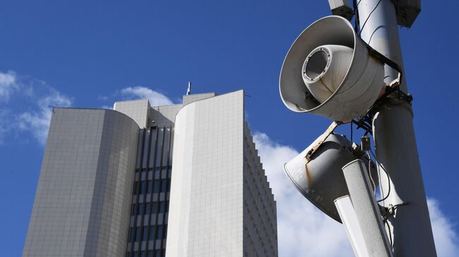 Уличные громкоговорители