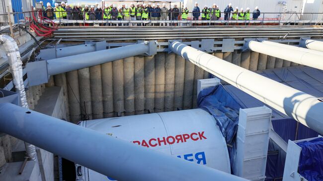 Второй тоннелепроходческий комплекс для метро запустили в Красноярске