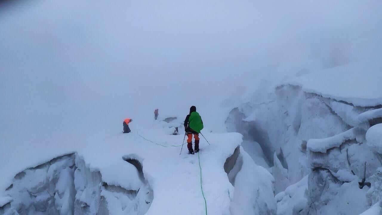 Российские альпинисты во время восхождении на гору Дхаулагири в Непале - РИА Новости, 1920, 08.10.2024