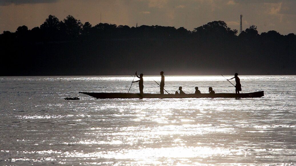 © AP Photo / JEROME DELAY<br>Вид на реку Конго. Архивное фото