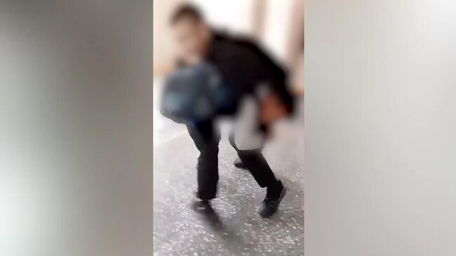 Кадр видео, опубликованного в соцсетях