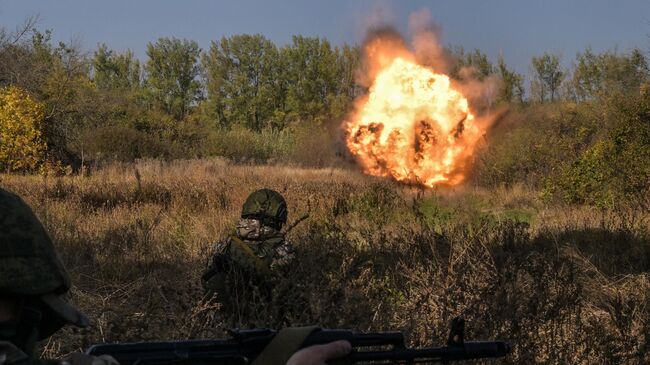 Военнослужащие ВС РФ в зоне СВО