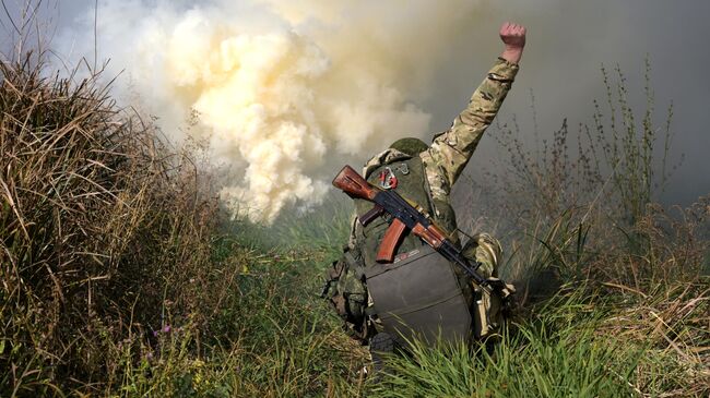 Российский военнослужащий