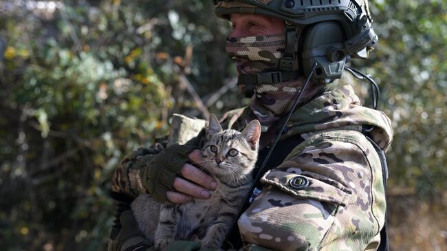 Военнослужащий ВС РФ в зоне специальной военной операции