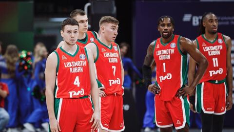 Баскетболисты Локомотива-Кубани Баскетболисты Локомотива-Кубани
