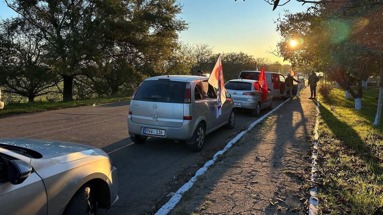 Автопробег против еврореферендума на юге Молдавии0