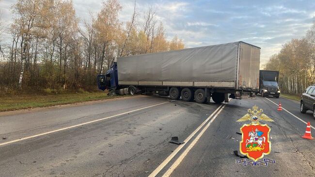 ДТП на 175-м километре автодороги А-107 в Домодедово