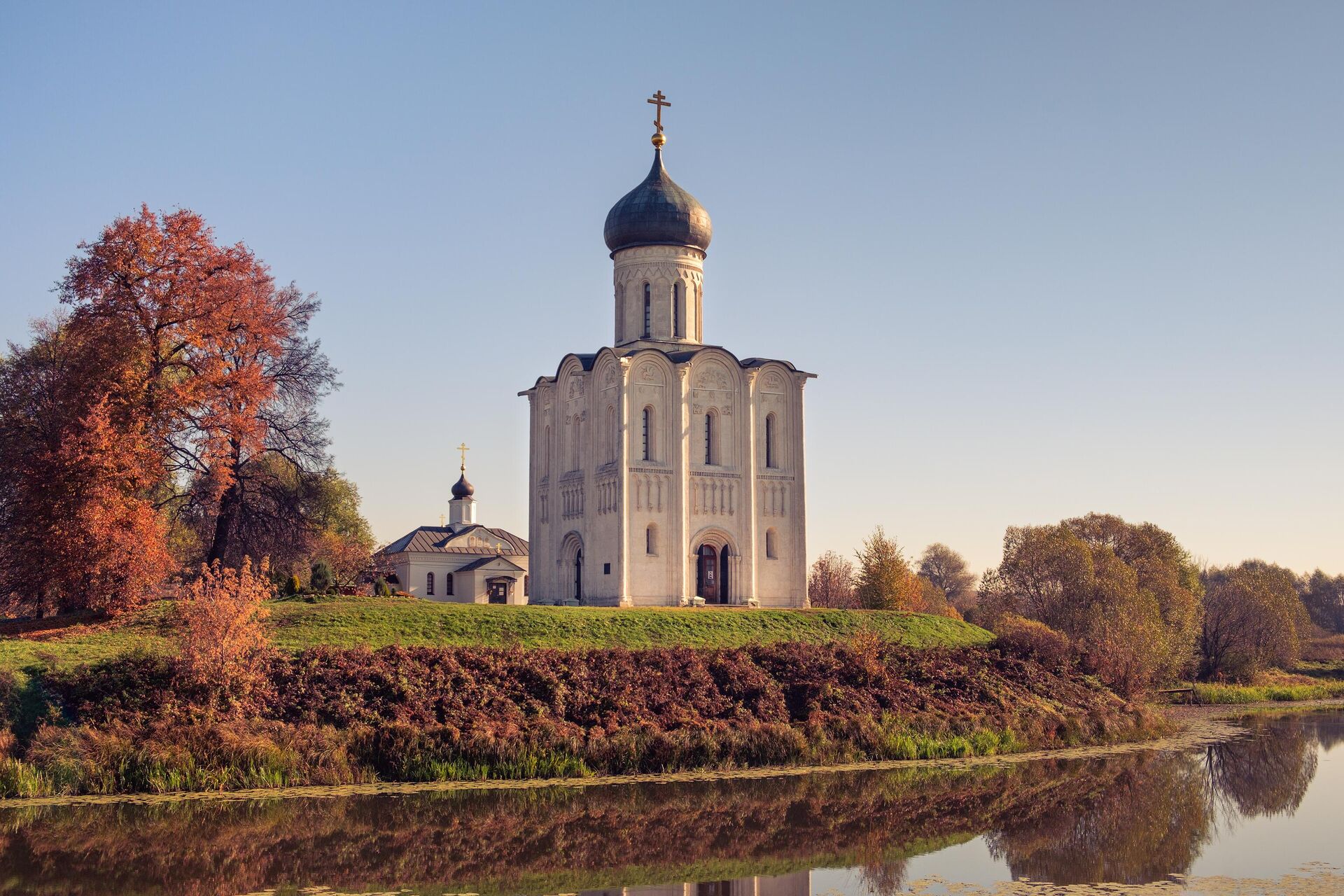 Церковь Покрова на Нерли недалеко от Владимира - РИА Новости, 1920, 23.10.2024