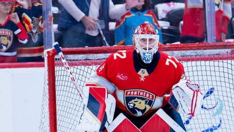 Голкипер Флориды Пантерз Сергей Бобровский Голкипер Флориды Пантерз Сергей Бобровский