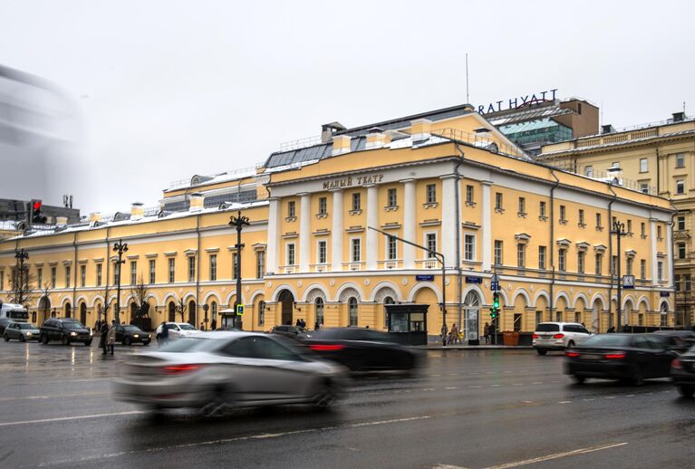 Историческое здание московского Малого театра