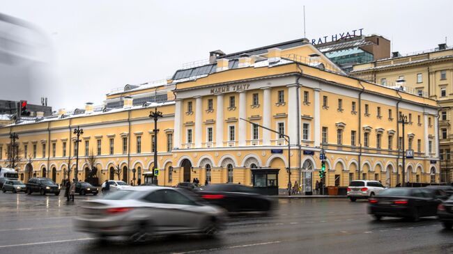 Историческое здание московского Малого театра