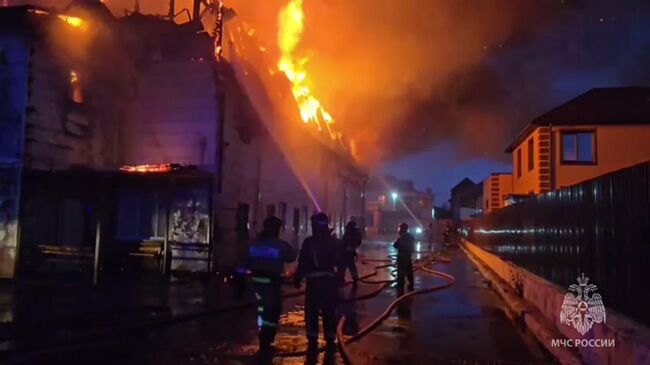 Пожар в хабаровской гостинице