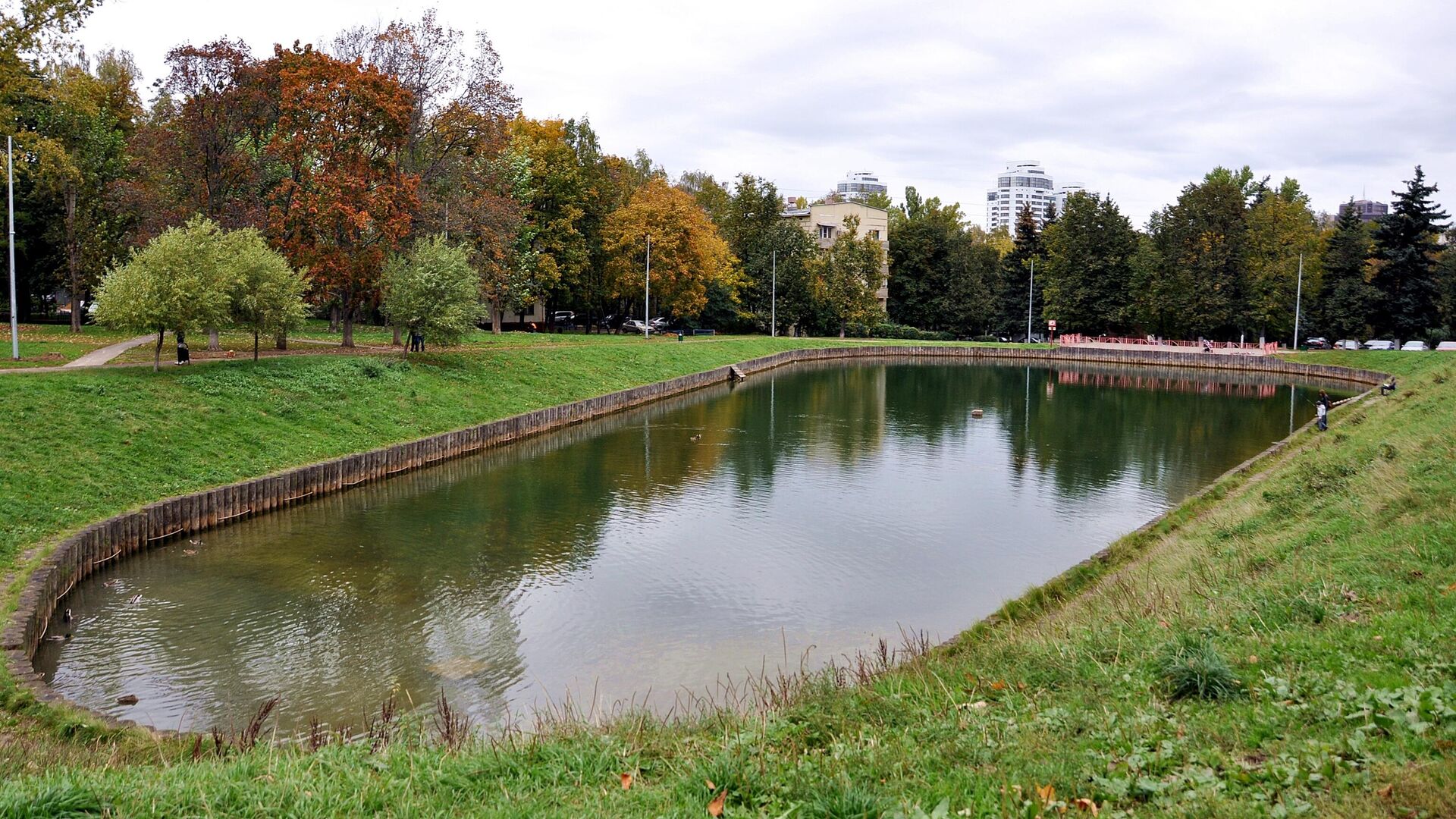 Перекопский пруд в Москве - РИА Новости, 1920, 29.10.2024