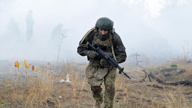 Военнослужащий ВС России в зоне СВО