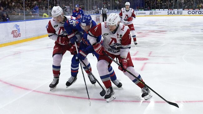 Хоккей. КХЛ. Матч СКА - Локомотив