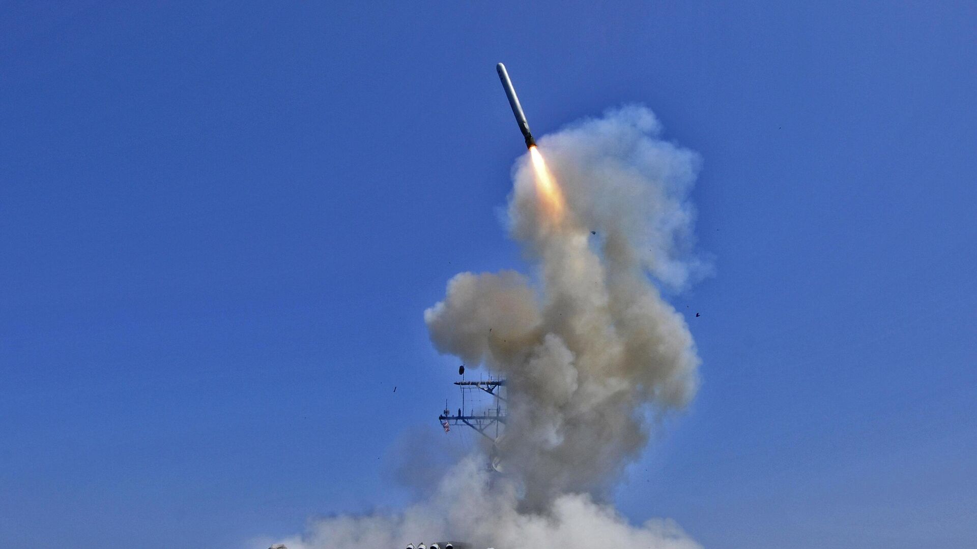 Запуск крылатой ракеты Tomahawk - РИА Новости, 1920, 22.06.2025