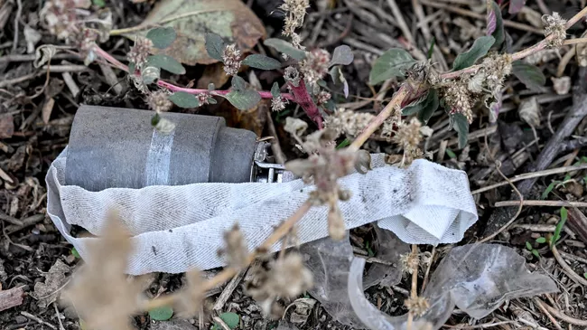 Неразорвавшийся кассетный суббоеприпас