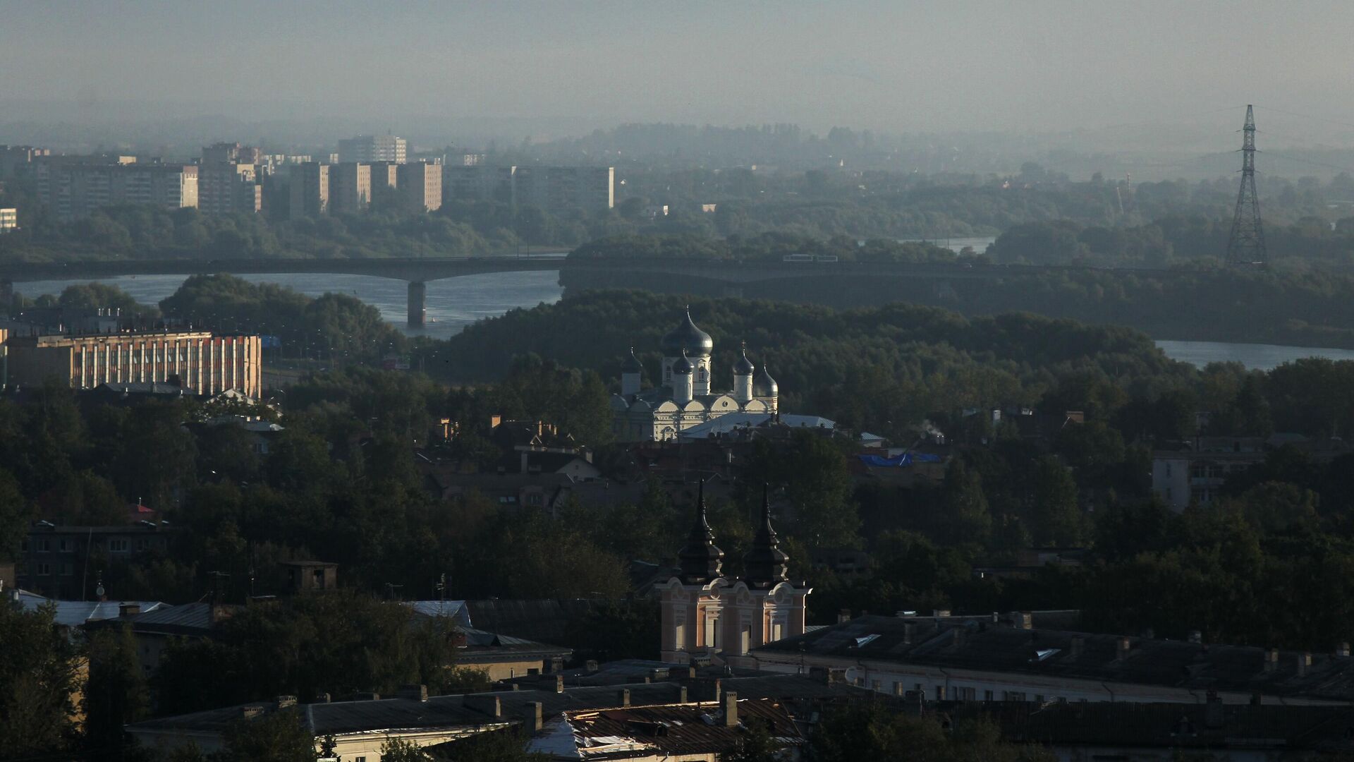 Вид на город Великий Новгород - РИА Новости, 1920, 01.11.2024