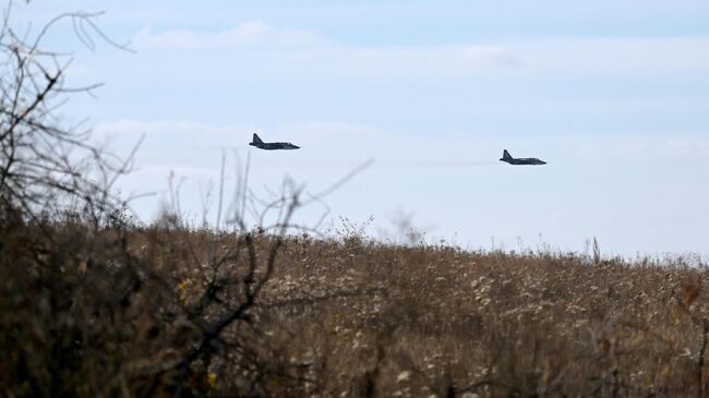 Штурмовики СУ-25 в зоне СВО