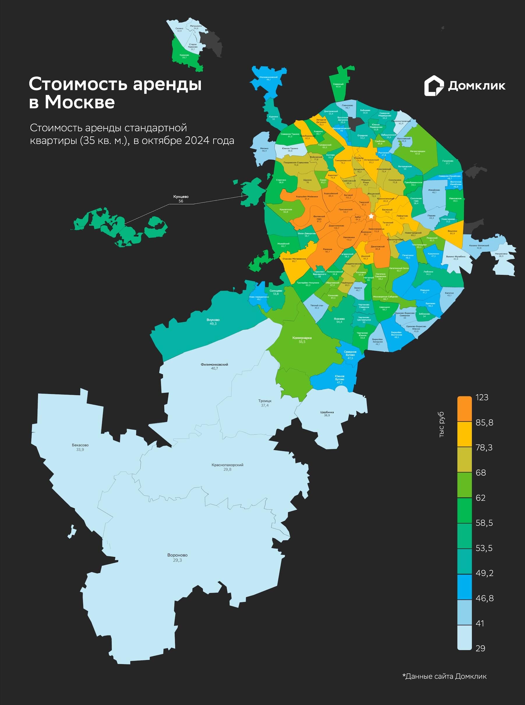 Стоимость аренды жилья в Москве - РИА Новости, 1920, 06.11.2024