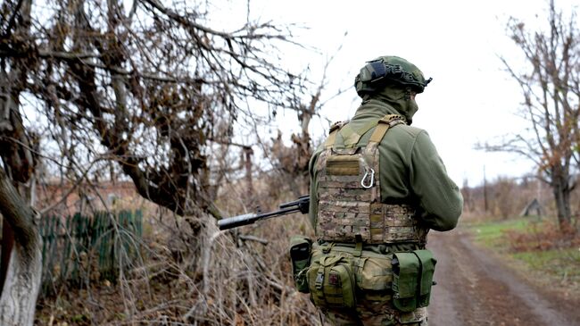 Боец спецназа на окраине Нью-Йорка