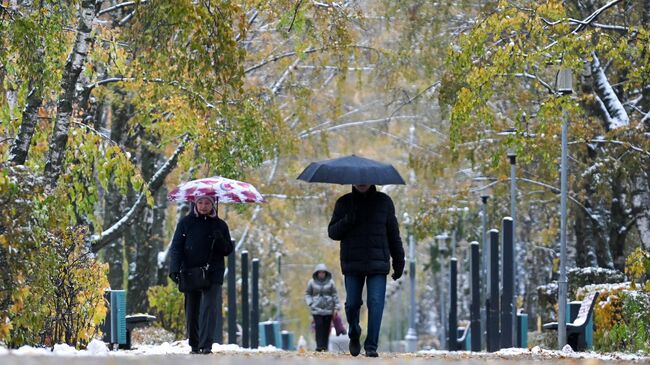 Дождливая погода в Москве