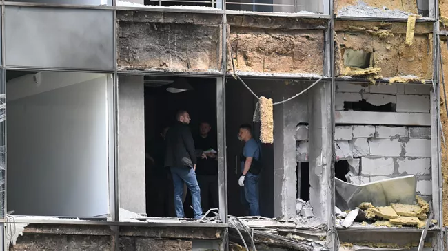 Последствия попытки атаки украинских беспилотников в Москве